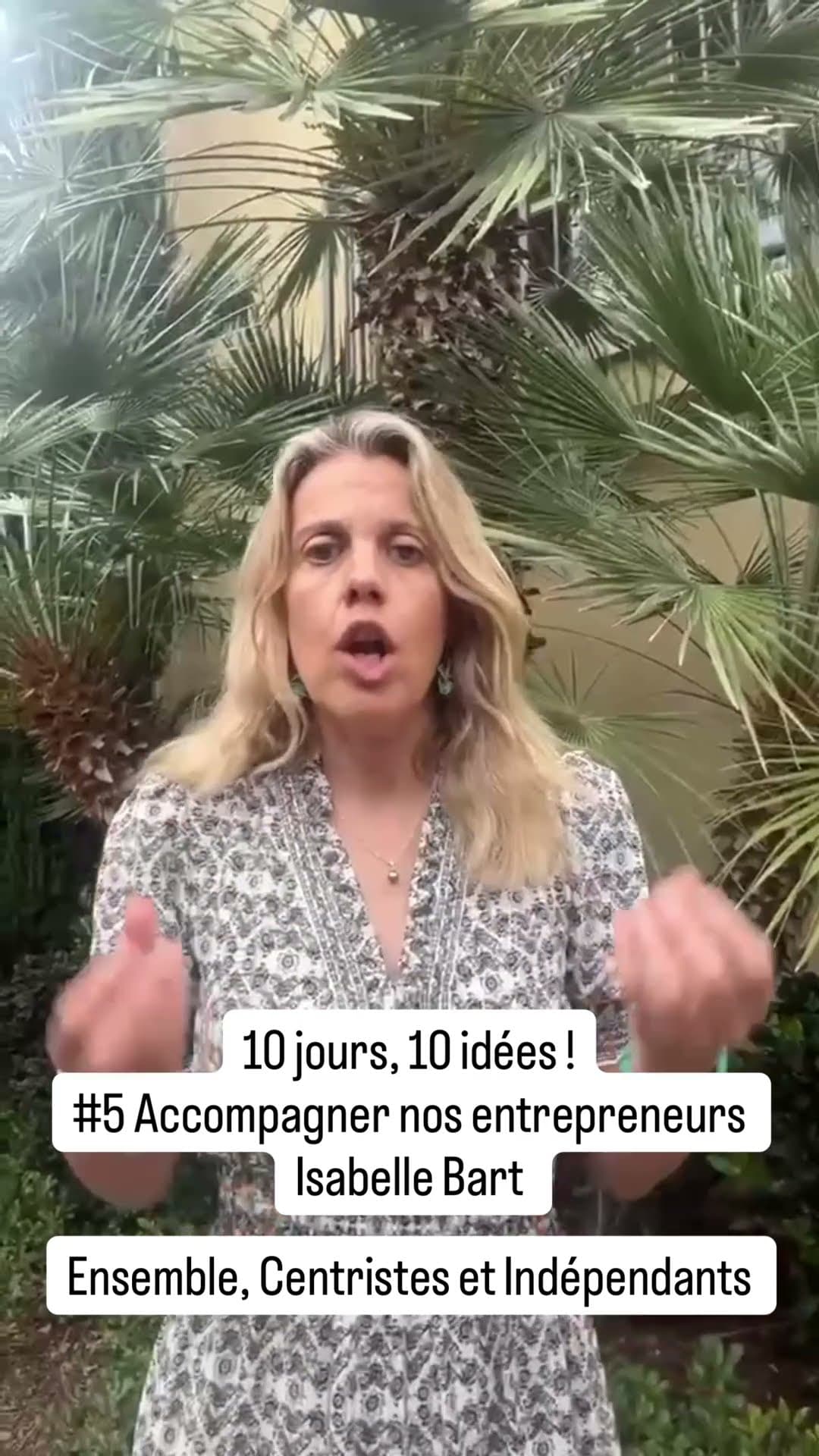 Accompagner nos entrepreneurs — Isabelle Bart